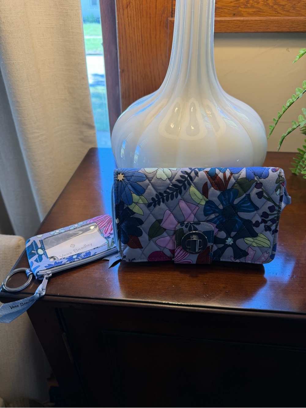 Vera Bradley Floral lavender & purple Quilted Wallet - Multi-Color
